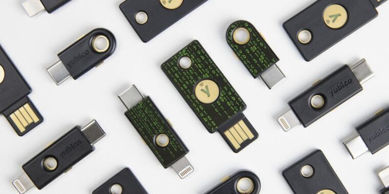 YubiKeys are vulnerable to cloning attacks thanks to newly discovered side channel