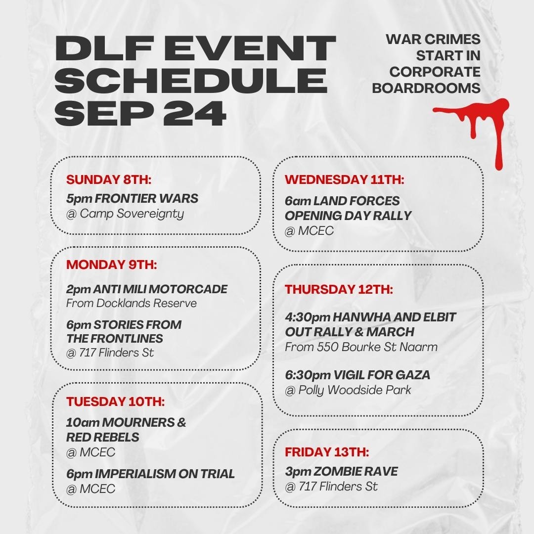 Event schedule