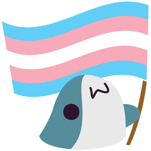 blobhaj, flag, trans, transgender