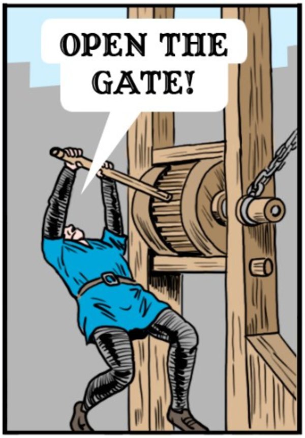 "Open The Gate" meme