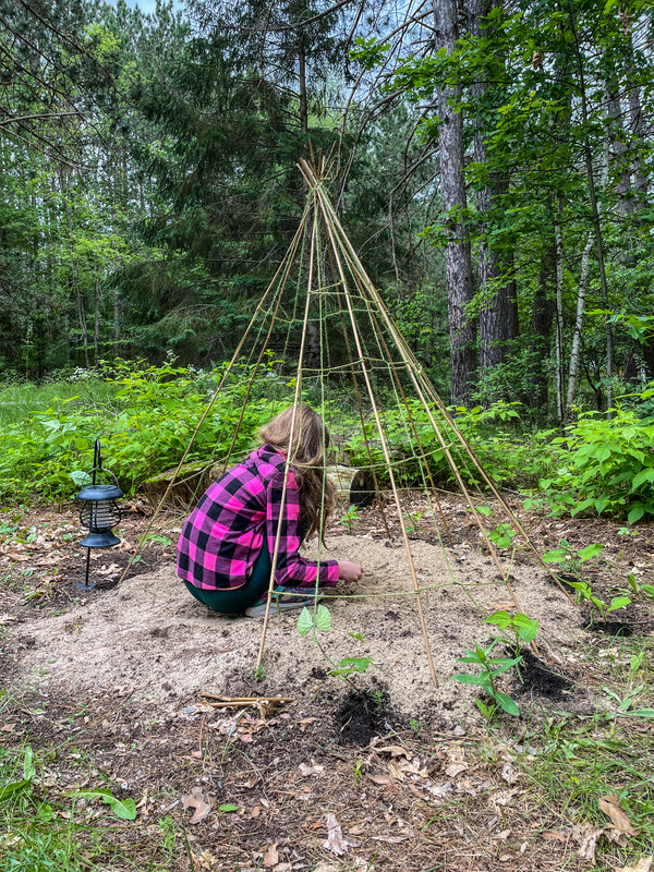 bean teepee