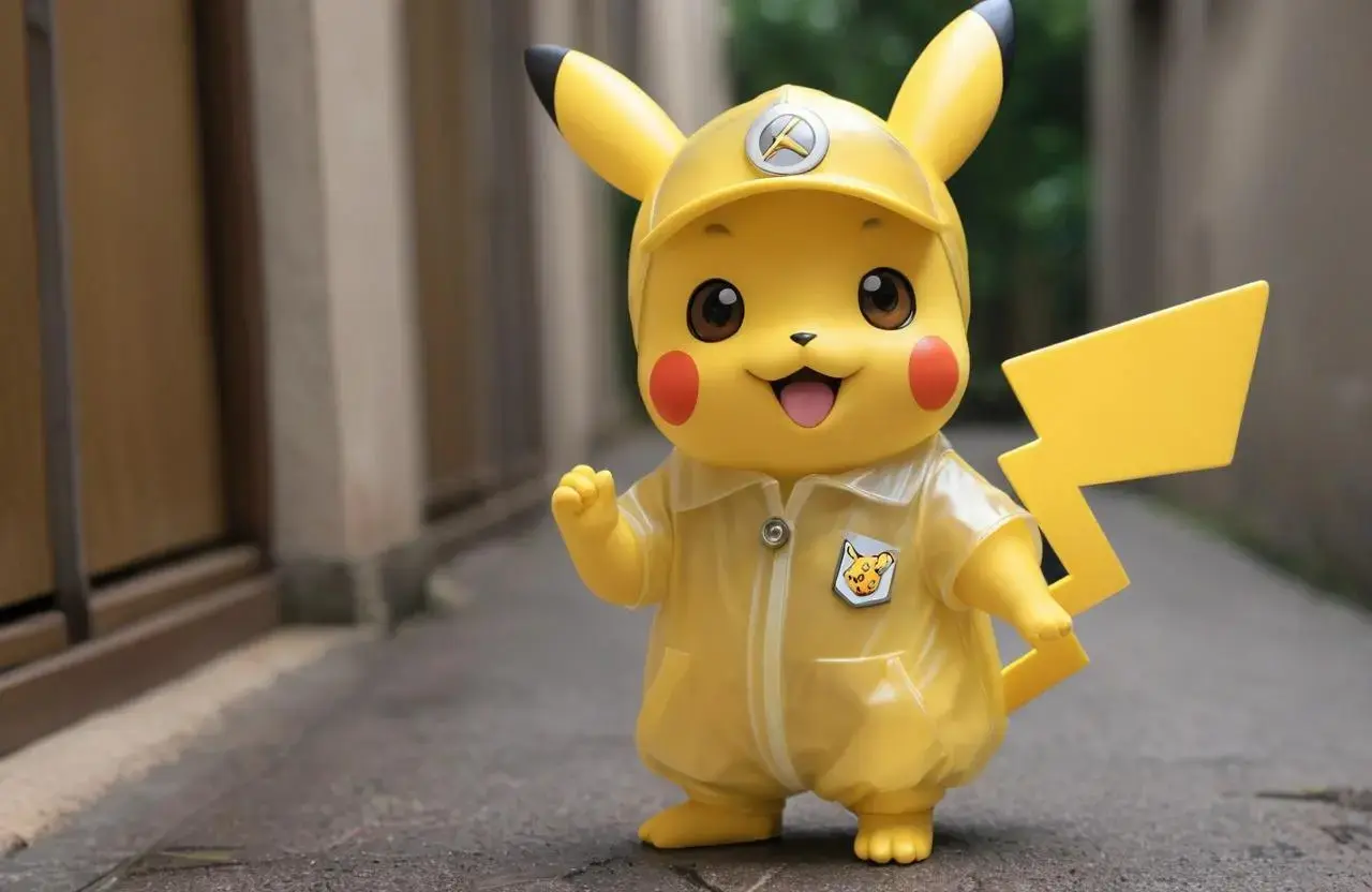 Image with seed 3123330654 generated via AI Horde through @aihorde@lemmy.dbzer0.com. Prompt: A souvenir postcard, a surprised pikachu in a nuccclear protection uniform ###, lowres, cropped, cgi, pixelated, padding, border