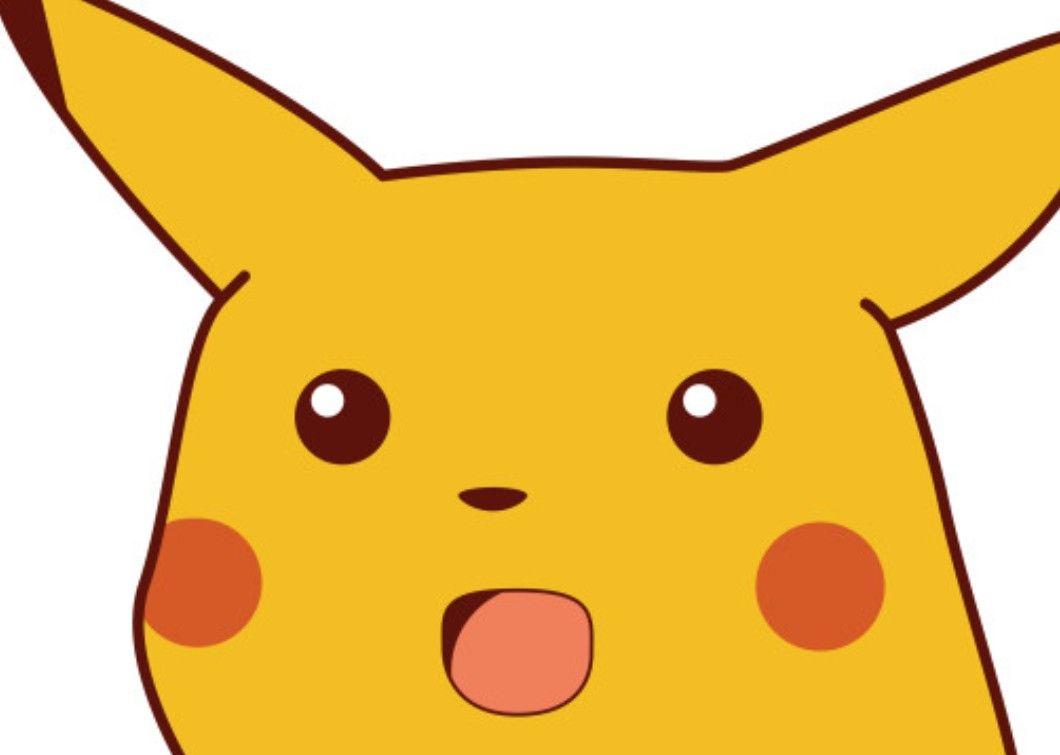 surprised Pikachu