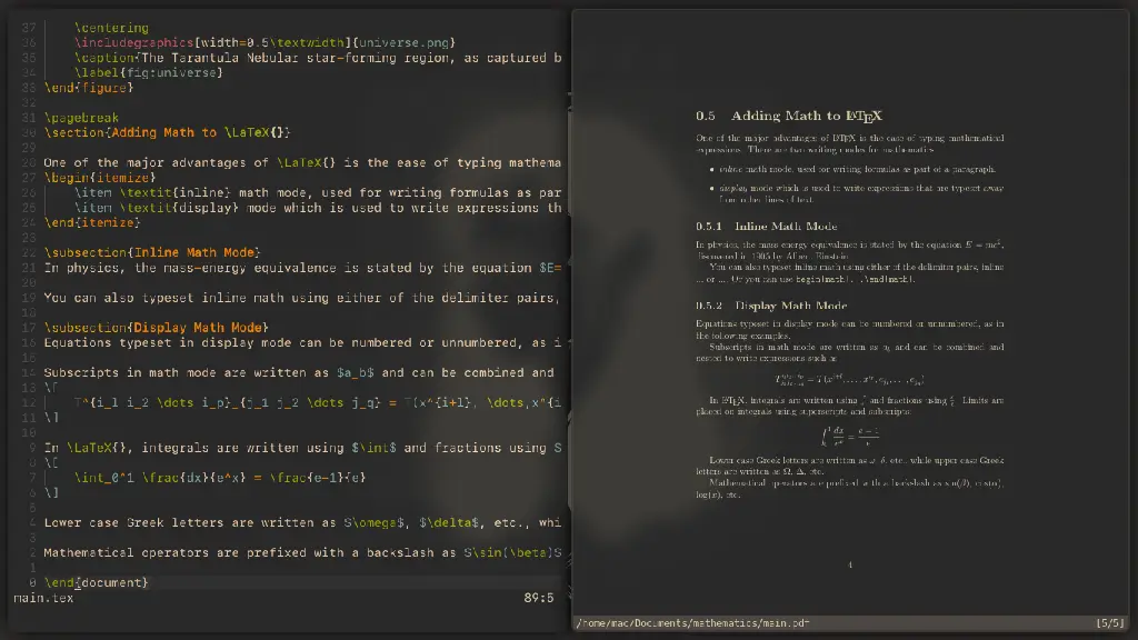 NeoVim &amp; LaTeX with Zathura for viewing