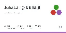 GitHub - JuliaLang/IJulia.jl: Julia kernel for Jupyter