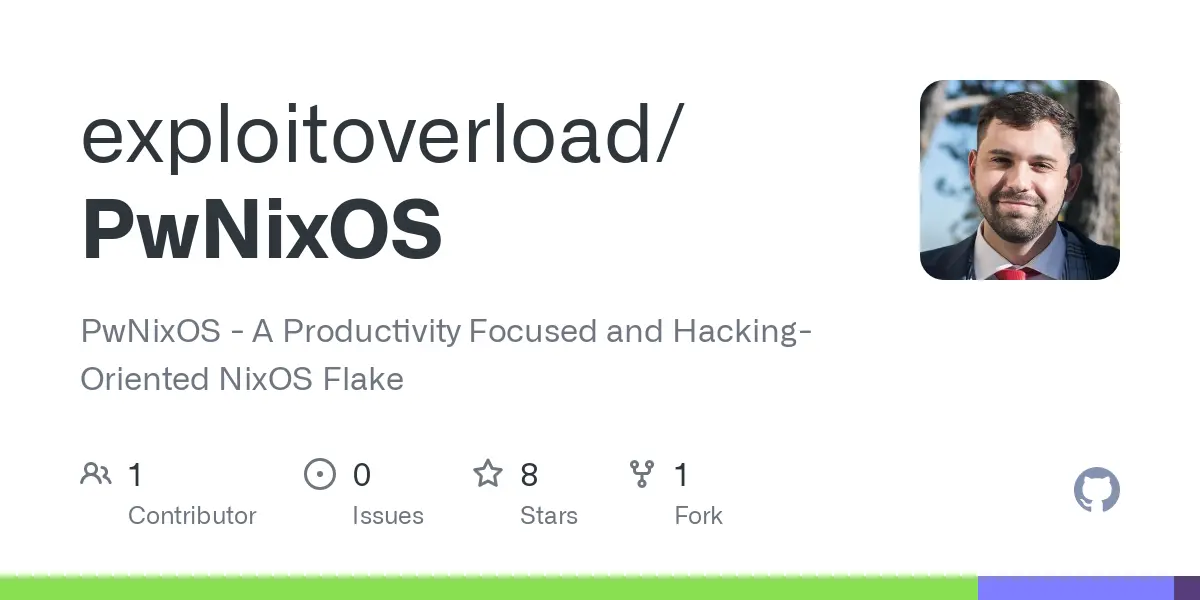 GitHub - exploitoverload/PwNixOS: PwNixOS - A Productivity Focused and Hacking-Oriented NixOS Flake