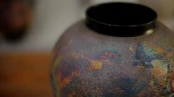 Potter Abi Higgins creates a beautiful copper wash moon jar (16:36) [Production: Ceramic Crafts]