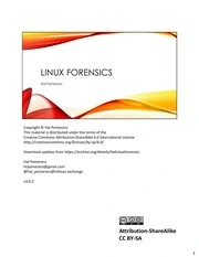 Hal Pomeranz Linux Forensics Intro : Hal Pomeranz : Free Download, Borrow, and Streaming : Internet Archive