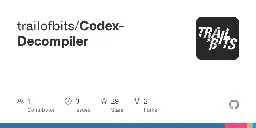 GitHub - trailofbits/Codex-Decompiler