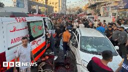 Hamas officials say 13 killed in blast outside Gaza City's Al-Shifa hospital
