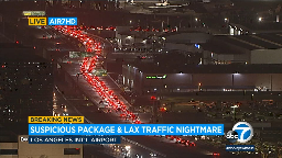 Traffic resumes at LAX after bomb squad investigation halts airport for several hours